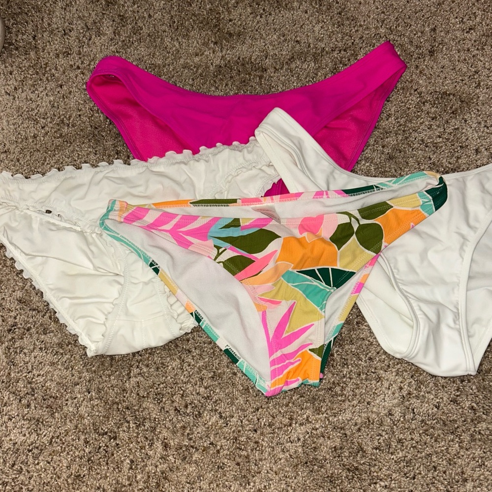 Swim Bottoms Bundle All Size Large Never worn